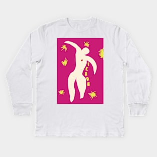 Henri Matisse - Jazz Series: Icarus #37 Kids Long Sleeve T-Shirt